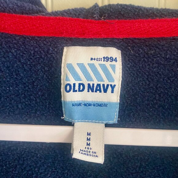 Old Navy Boy's Skull & Crossbones Zippered Hoodie, size M - Picture 3 of 4